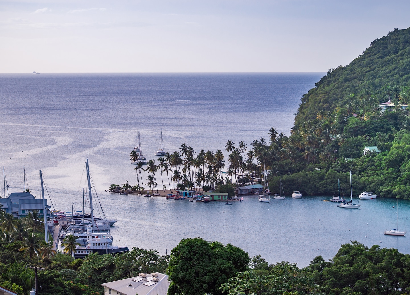 Enjoy a self-guided trip to scenic Marigot Bay with shopping, dining, and beaches. - Castries, St. Lucia