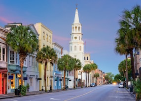 charleston south carolina usa in the french quarter