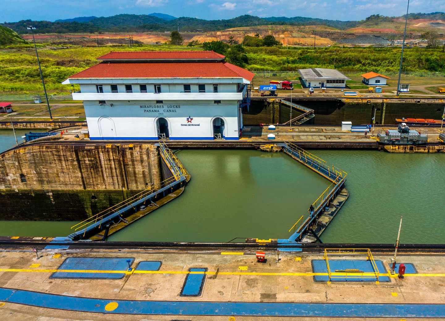 Miraflores Visitor Center offers up-close views of ships transiting the Panama Canal and interactive exhibits. - Colón, Panama