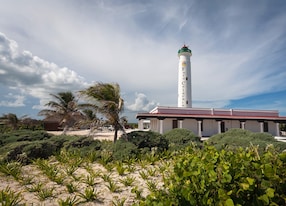 the lighthouse celarain cozumel mexico