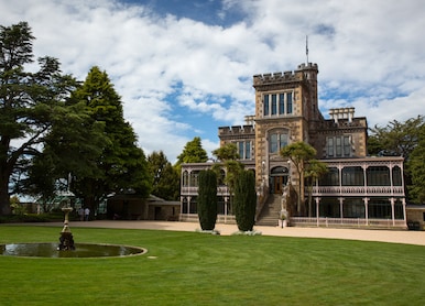 larnach castle in dunedin new zealand