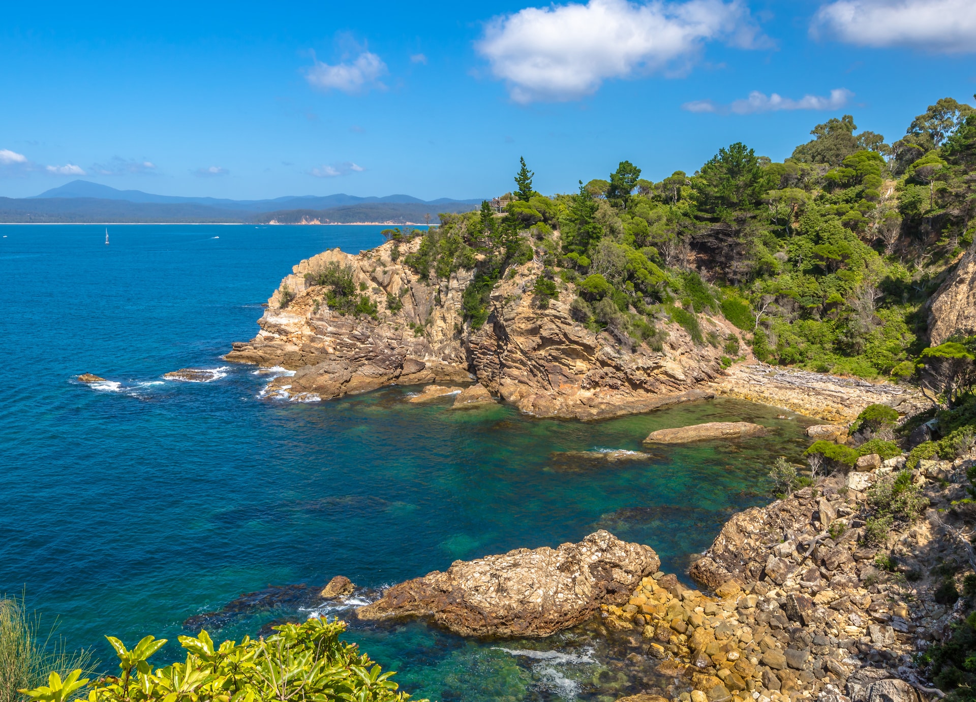 rotary park lookout in eden in the sapphire coast situated on the magnificent waters of twofold