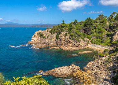 rotary park lookout in eden in the sapphire coast situated on the magnificent waters of twofold