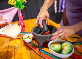 Salsa and Salsa Mashing Peppers