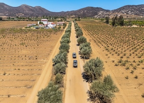 UTV Racers in Guadalupe Valley Aerial