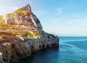 gibraltar rock view from europa point