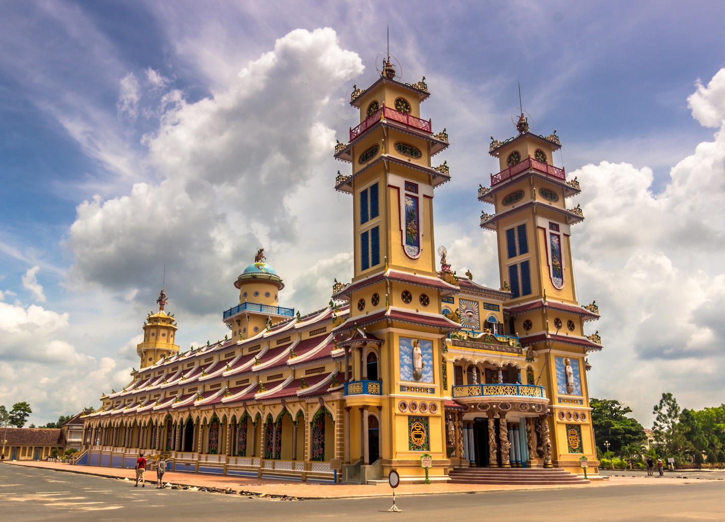 Cao Dai Temple in Ba Ria.