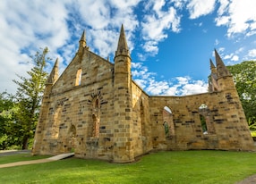 ruins church convict port arthur
