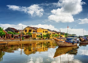 thu bon river hoi an waterfront