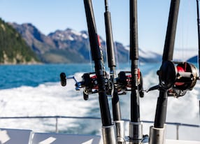 fishing rods boat alaska