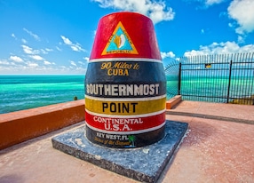 southernmost point in continental miles to cuba home of the sunset key west florida usa