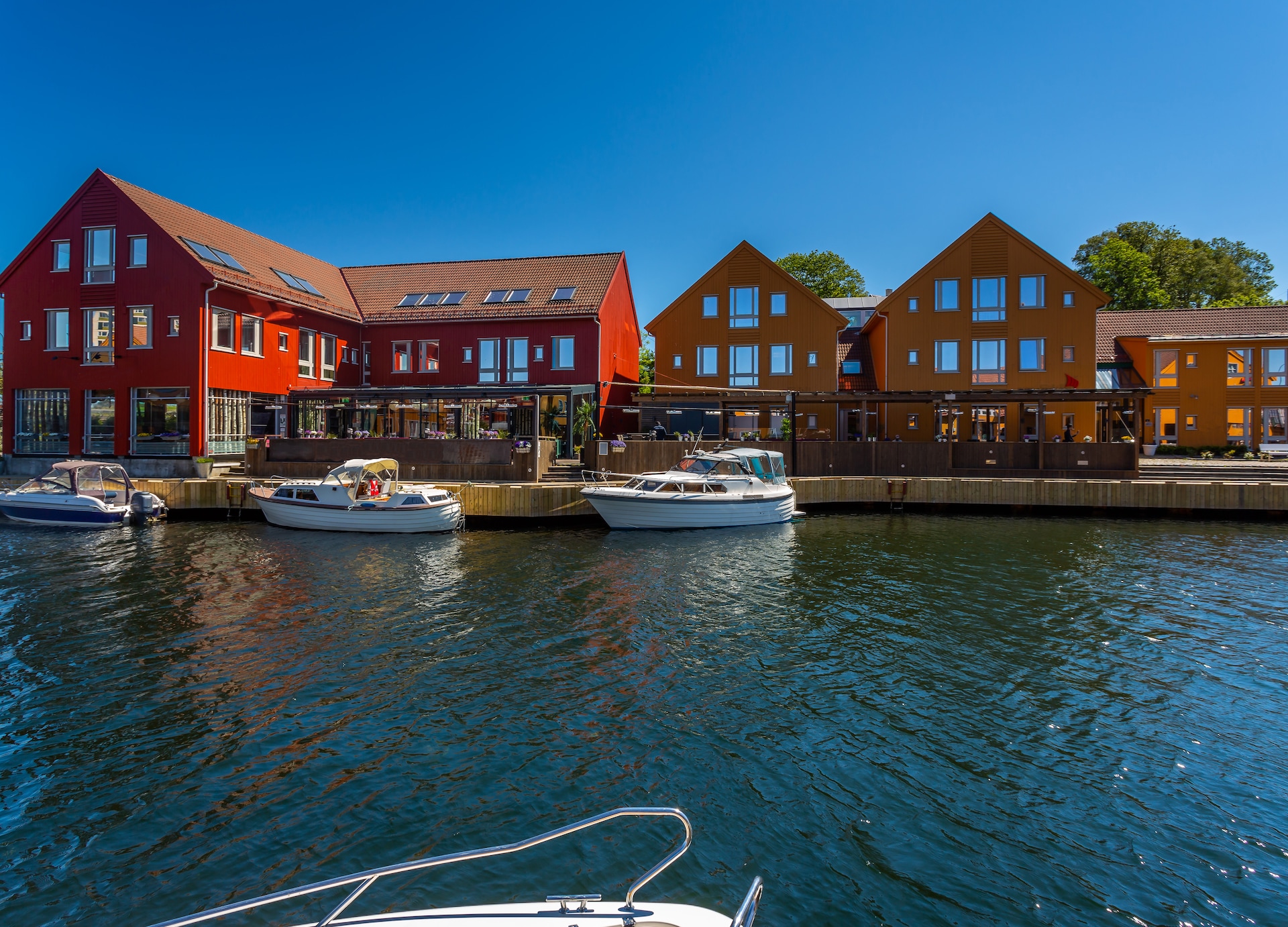 kristiansand in the summer picture of the beautiful colours of kristiansand in the summer these