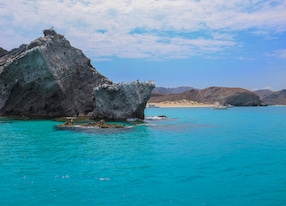 Balandra and Hidden Beaches by Catamaran Balandra