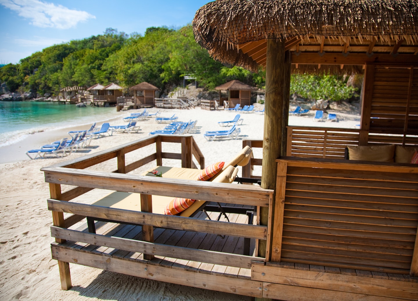 Relax in waterfront cabana with luxe amenities, views, and personalized service. - Labadee, Haiti