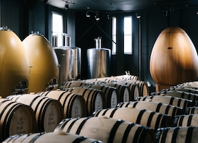 urban wine and flour journey winery inside