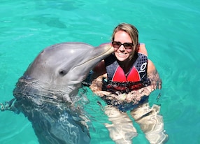woman dolphin