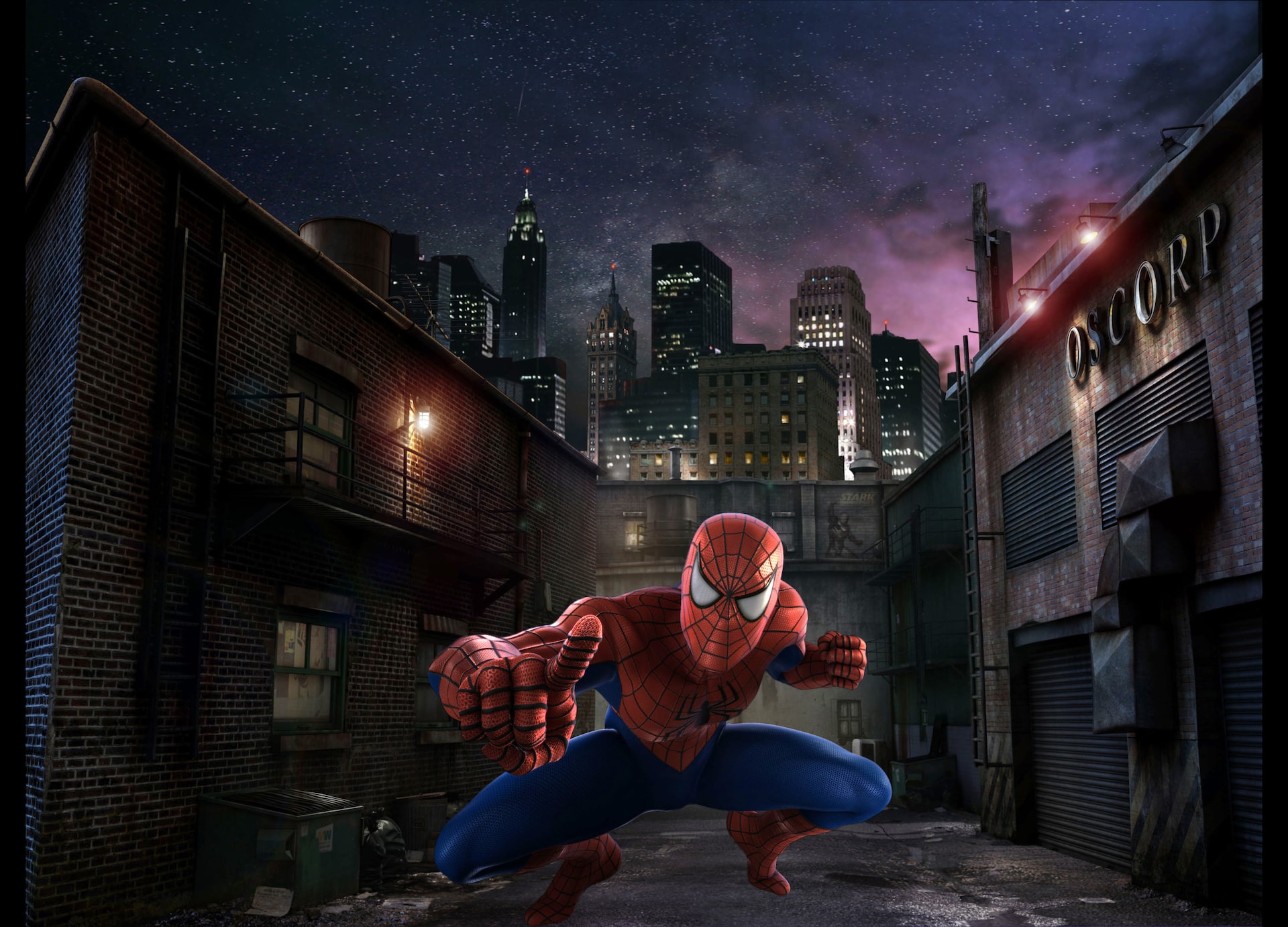 spiderman spider man on universal studios ride