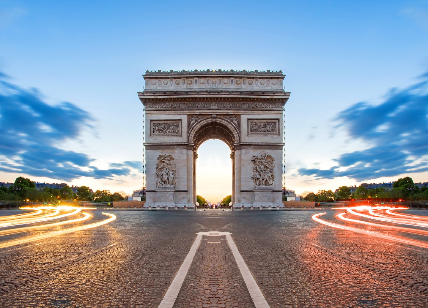 The Champs-Élysées, Paris’s iconic boulevard, leads to the Arc de Triomphe and offers stunning city views. - Paris (Le Havre), France