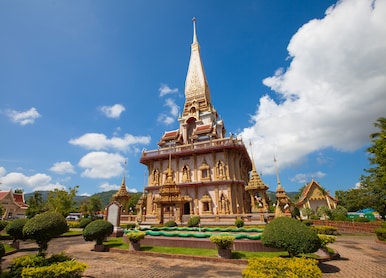 wat chalong temple in phuket thailand