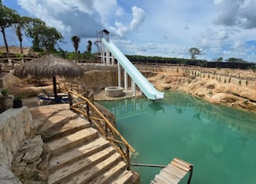 authentic limones maya roots tropical flavors and poolside cenote stairs