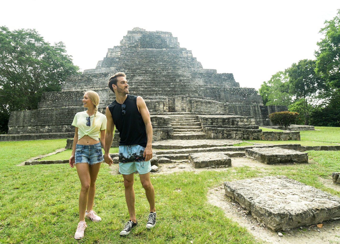 Explore ancient Mayan pyramids at Chacchoben, surrounded by lush jungle. - Puerto Costa Maya, Mexico