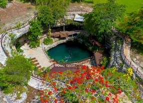 Mystical Water of Cenote Sayab Kuxtal Mystical Cenote Aerial