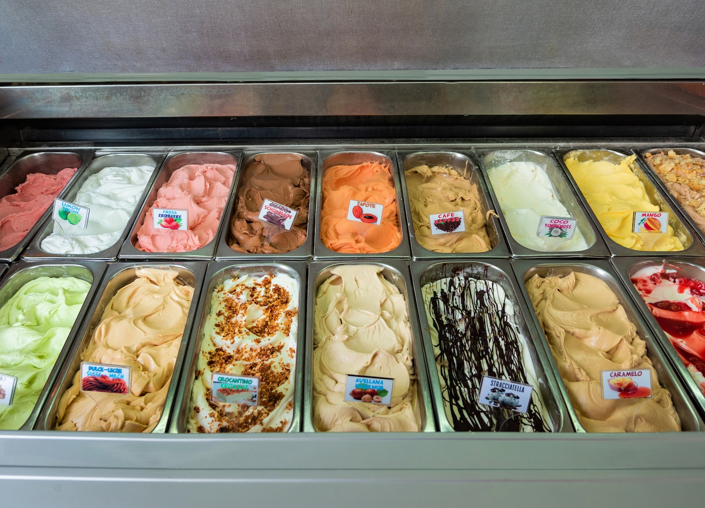 Gelato offers fresh, seasonal flavors and some of Italy’s best artisanal craftsmanship. - Rome, Italy