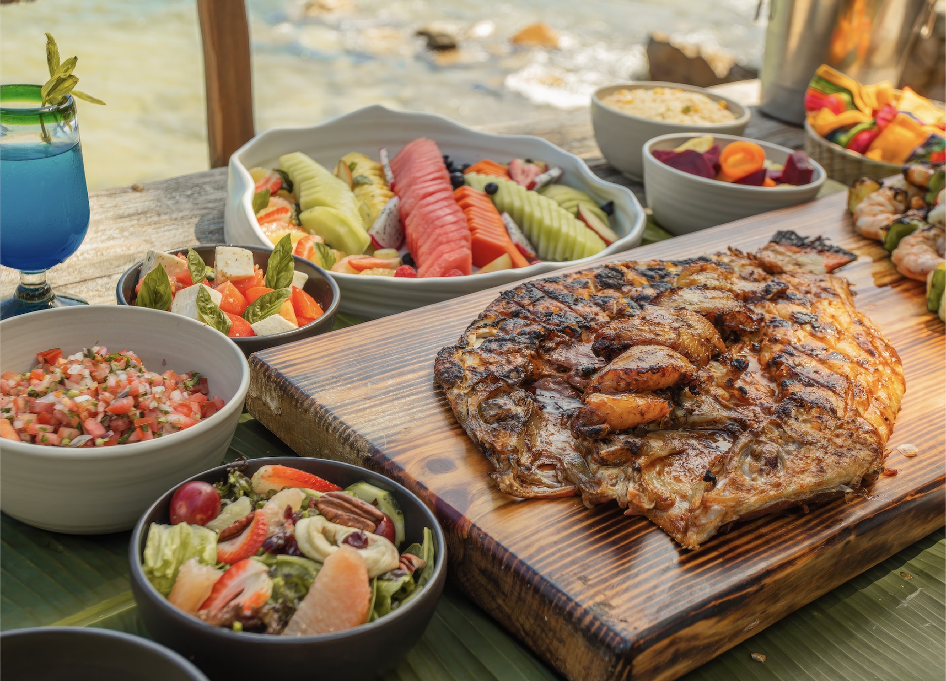 Exclusive Beach Break Lunch Caletitas Cove Zodiac delicious food