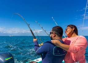 Deep Sea Fishing Experience Hook and Cook Man and Woman