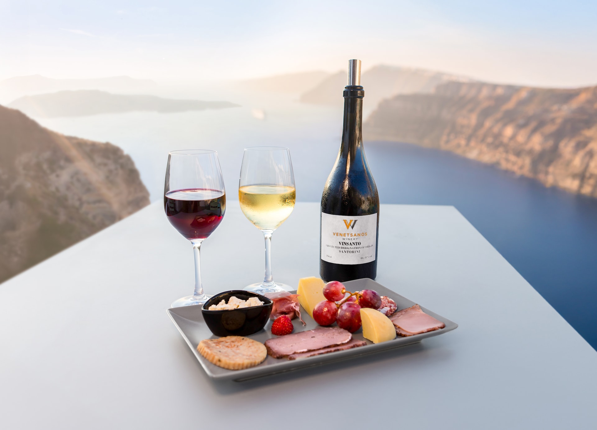 Venetsanos Premium Winery Bottle Glass Bites