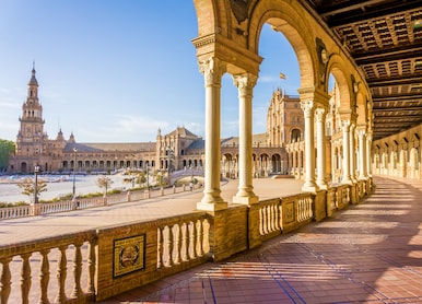 spain square plaza de espana seville spain built on it is one example of the regionalism