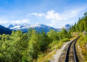 narrow gauge rails historic white pass and yukon route railroad