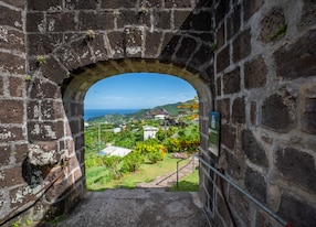 fort frederick archway landscape coast grenada