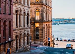 The Heart of Saint John Walking Tour st john harbour from princess street