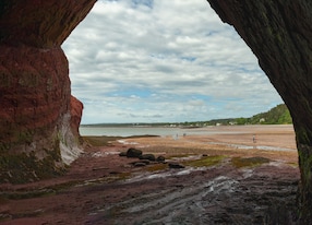 Lobster Covered Bridges and The Bay of Fundy st Martins Bay of Fundy