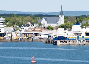 harbor dock sydney nova scotia coast