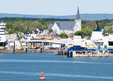 harbor dock sydney nova scotia coast