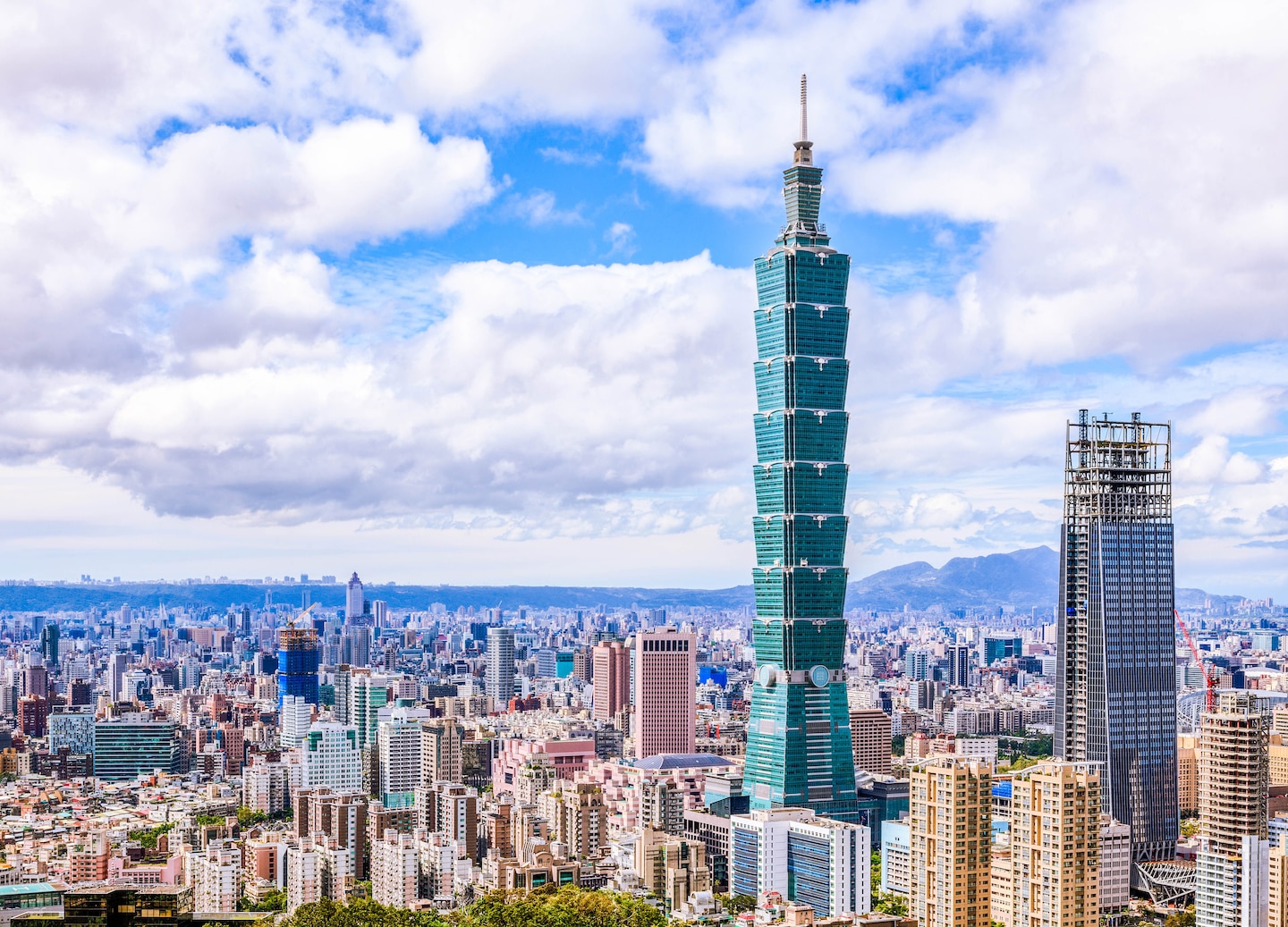 Taipei’s skyline stretches toward the horizon. - Taipei, Taiwan