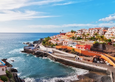 puerto santiago tenerife in the spanish canary islands
