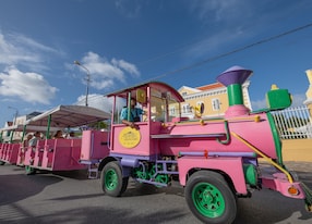 pink trolley tour willemstad curacao