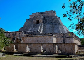 Uxmal Mayan Ruins Pyramid