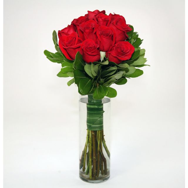 Muze bouquet - one dozen long stemmed roses