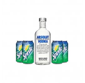 Absolut Vodka and Sprite Package