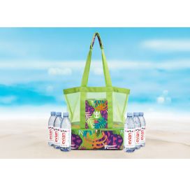 MESH BEACH COOLER BAG W/ WATER